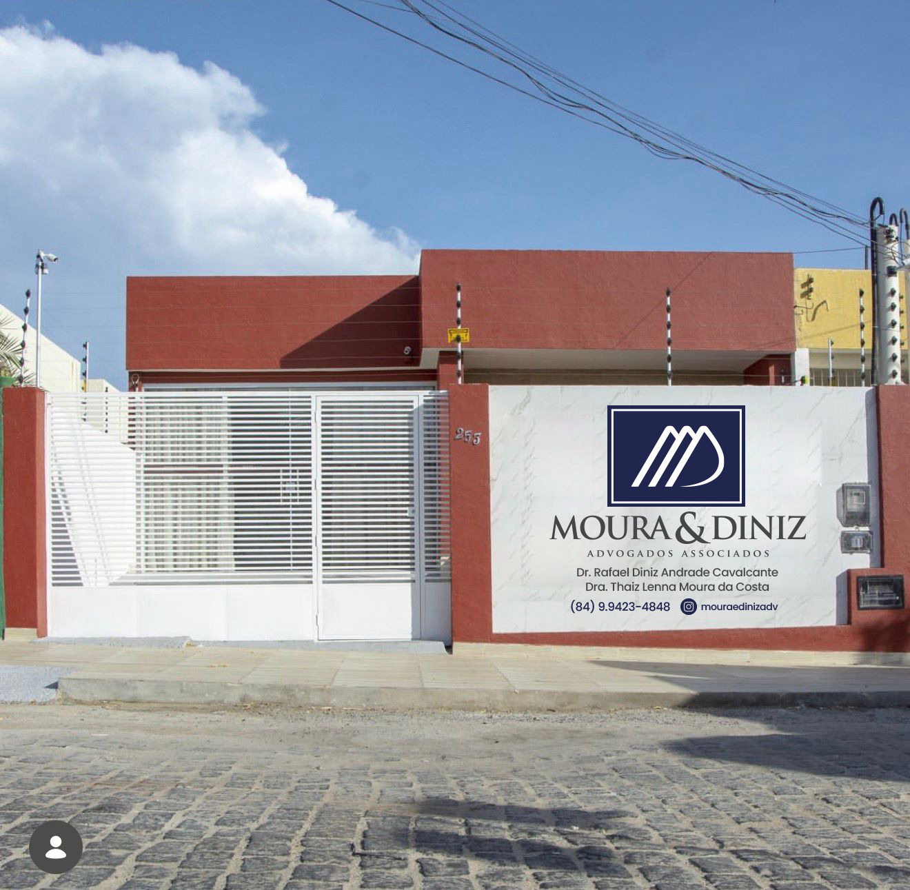Fachada do escritório Moura & Diniz Advogados Associados